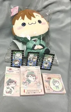 お*の様 フリューくじ　忍たま乱太郎ふんわり桜もちぴこの段善法寺伊作セット