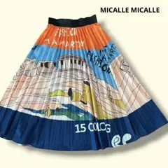 U■MICALLE MICALLE レディース プリーツスカート ロング丈のサムネイル