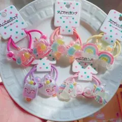 新品　ヘアゴム　10本　ユニコーン　ベビー　赤ちゃん　キッズ　子供　髪ゴム髪留め