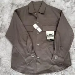GU CPOシャツ　長袖シャツ L
