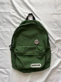 OUTDOOR PRODUCTS リュック　グリーンY2K 古着　缶バッジ　希少のサムネイル