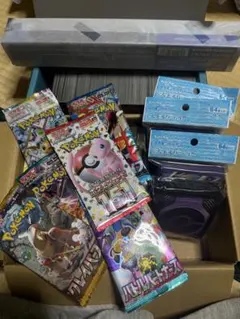 ポケモンカード　引退品　1000枚　パック　デッキシールド　セット