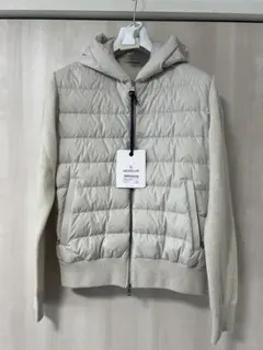 MONCLER モンクレール ニットダウンジャケット ベージュ　サイズＭ