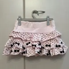 リズリサ　トゥララ　キュロット　スカート　ドットリボン　水玉　平成　姫系