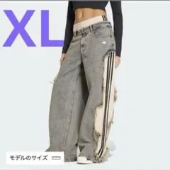 新品 ADILENIUM5.0 デコンストラクテッド デニムパンツ 2XL 希少