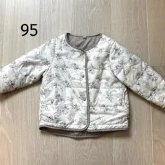 リバーシブル　薄手ダウンジャケット　95