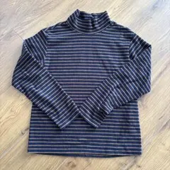 UNIQLO ストライプ ハイネック 150