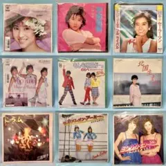 EP 9枚セット　アイドル　女性歌手　レコード　まとめ売り