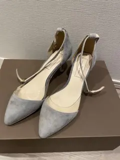 グレー スエードパンプスvanity beauty22.5cm