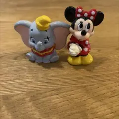 ディズニーダンボとミニーマウス フィギュアセット