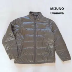 MIZUNO エバノバ Evanova ダウンジャケット L カーキ　光沢のサムネイル