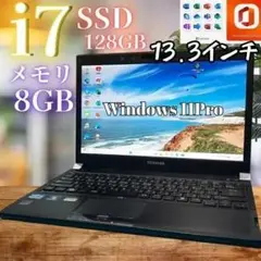【在庫処分SALE‼】★高性能i7★【Office付】★新品SSD◎東芝◎８GB