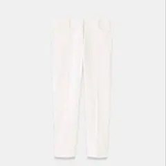 ご予約品　新品 リネンブレンドスティック パンツ ストレッチ プラステ