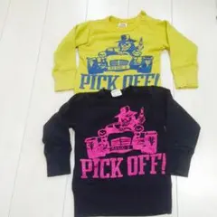 トレーナー 90センチ 2枚セット 送料込み 双子 ツインズ 色違い まとめ売り