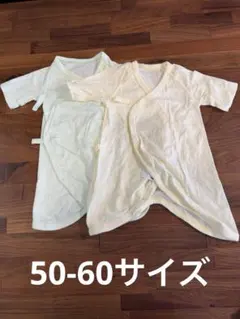 UNIQLOコンビ肌着 2点セット 黄緑、黄色
