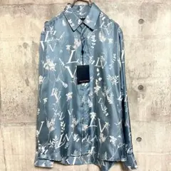 未使用Louis Vuitton ルイヴィトン ペイズリー柄 シルク 半袖シャツ 