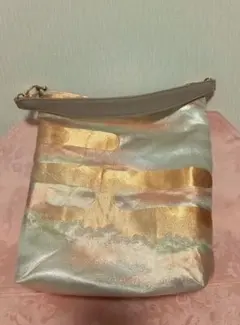 ハンドメイド　着物、帯等のリメイクバッグ　No.22