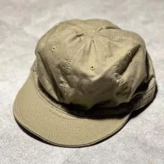 Decho　デコ　コメキャップ　ライトブラウン　カーキ　良品