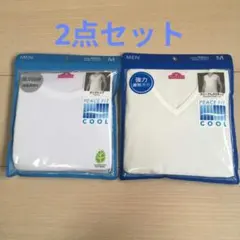 【新品未使用】PEACE FIT COOL タンクトップ＆Vネック M 2枚組