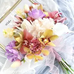 ウエディングブーケ 結婚式 クラッチブーケブーケ 前撮りブライダル 胡蝶蘭