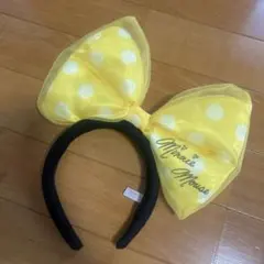 ミニー イエロー ドットカチューシャ