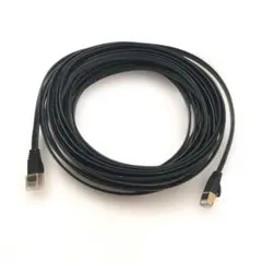 ウルトラ フラット LAN ケーブル 10m 黒 Ankuly カテゴリー7