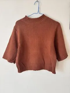 クロップドニットトップス