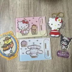 いつもいっしょの2ピースアクスタ キティ シナモン 쿠로미 ぐでたま セット