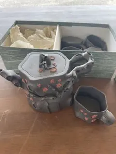 中国宜興 紫砂急須 4点セット 茶器 煎茶道具 - メルカリ