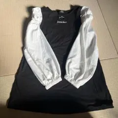 Jenni 長袖ワンピース 黒/白