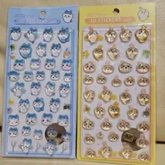 3D ステッカー 2シートセット 　ちいかわ　ボンボンドロップシール　海外