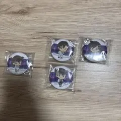名探偵コナン1番くじアニメ缶バッジ 4個セット