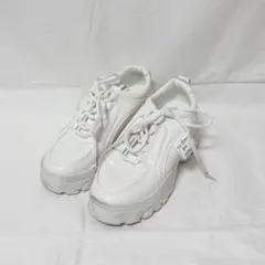 ダッドスニーカー 厚底シューズ 韓国 ホワイト