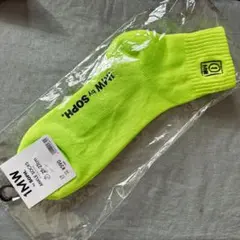 GUSOPH1MW by SOPH. アンクルソックス蛍光イエロー25-27cm