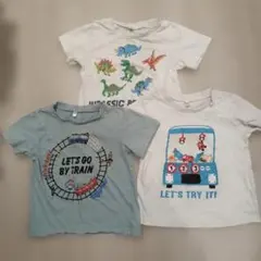 キッズ 半袖Tシャツ 3枚セット 110cm