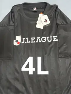 4L　新品タグ付　Jリーグ　Tシャツ　ゲームシャツ　半袖　黒　しまむら　限定