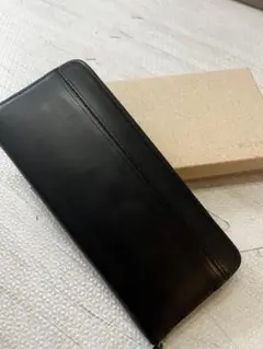 +STYLE ブラックレザー 長財布