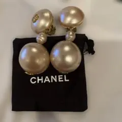 CHANEL ゴールドパール イヤリング