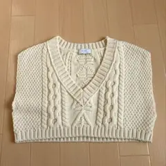 スローブイエナ　ニットベスト