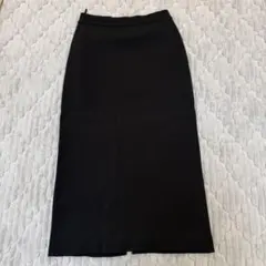 アメリカンホリック　ミラノリブニットタイトスカート　ブラック　M 黒