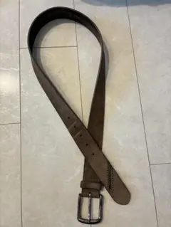 Dieselブラウンレザーベルト
