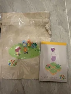 楽天ブックス限定特典 ぽこ あ ポケモン コットン巾着+クロス巻きメモ
