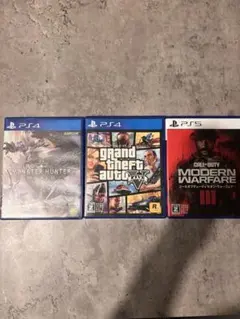 モンスターハンター GTA V COD:MW3 3本セット