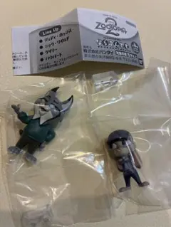 ズートピア2 ならぶんです　ガチャガチャ　ジュディ　パウバート