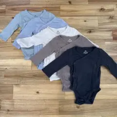 H&M 前開きロンパース 5色セット