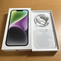 Apple iPhone 14 箱とケーブル