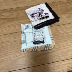 新品　未使用　バーバリー　ハンカチ　セット