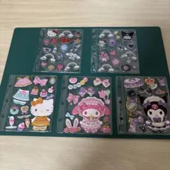 完成品　シール　サンリオ　キティ　シナモン　マイメロ　クロミ