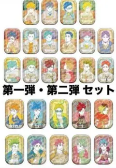 ハイキュー　スクエア缶バッジ　オフショット　第一弾 第二弾セット