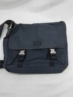 ■コーチ ダークブルー メッセンジャーバッグ